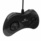 Manette Filaire USB 8 boutons : SEGA Saturn - Noire