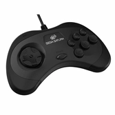 Manette Filaire USB 8 boutons : SEGA Saturn - Noire