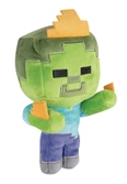Minecraft - peluche happy explorer - zombie on fire - 18cm