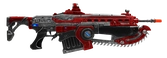 Gears of war 5 - replica 1:1 crimson red customiezd lancer mk3