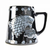 Game of thrones - tankard mug 650 ml - stark stud relief