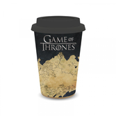 Game of thrones - travel mug 400 ml hiskup - westeros map