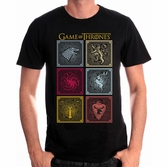 Game of thrones - t-shirt badges of the king (xxl)