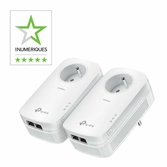 TP-Link CPL 2000 Mbps avec 2 Ports Ethernet Gigabit et Prise.