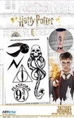 Harry potter - tatouages : pack de 5 tattoos