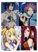 Fairy tail - tatouages : pack de 4 tattoos
