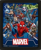 Marvel - 3d lenticular poster 26x20 - cinematic icons