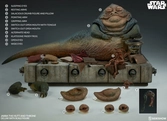 STAR WARS - JABBA THE HUTT AND THRONE DELUXE 1:6 SCALE FIGURE