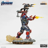 Avengers Endgame Iron Patriot + Rocket BDS Art Scale Statue 1/10 28cm