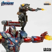 Avengers Endgame Iron Patriot + Rocket BDS Art Scale Statue 1/10 28cm