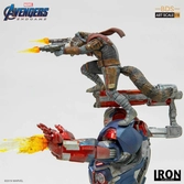 Avengers Endgame Iron Patriot + Rocket BDS Art Scale Statue 1/10 28cm