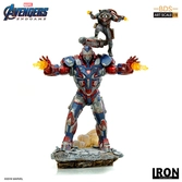 Avengers Endgame Iron Patriot + Rocket BDS Art Scale Statue 1/10 28cm