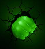 Marvel - lampe decorative 3d - hulk