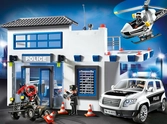 Playmobil 9372 - Poste De Police Et Véhicules