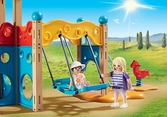 Playmobil 9423 - Parc De Jeu Avec Toboggan