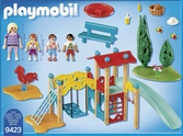 Playmobil 9423 - Parc De Jeu Avec Toboggan