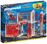 Playmobil 9462 - Caserne De Pompiers Et Hélicoptère