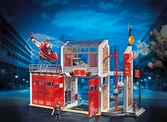 Playmobil 9462 - Caserne De Pompiers Et Hélicoptère