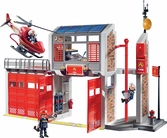 Playmobil 9462 - Caserne De Pompiers Et Hélicoptère