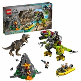 Lego 75938 Jurassic World - La Bataille Du T. Rex Contre Le Dino-Mech