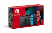 Console Nintendo Switch avec Joy-Con bleu neon et Joy-Con rouge