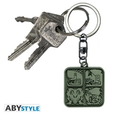 Monster hunter - porte-cles metal - symboles