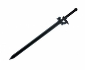 Sword art online - epée mousse - kirito's elucidator - 94cm