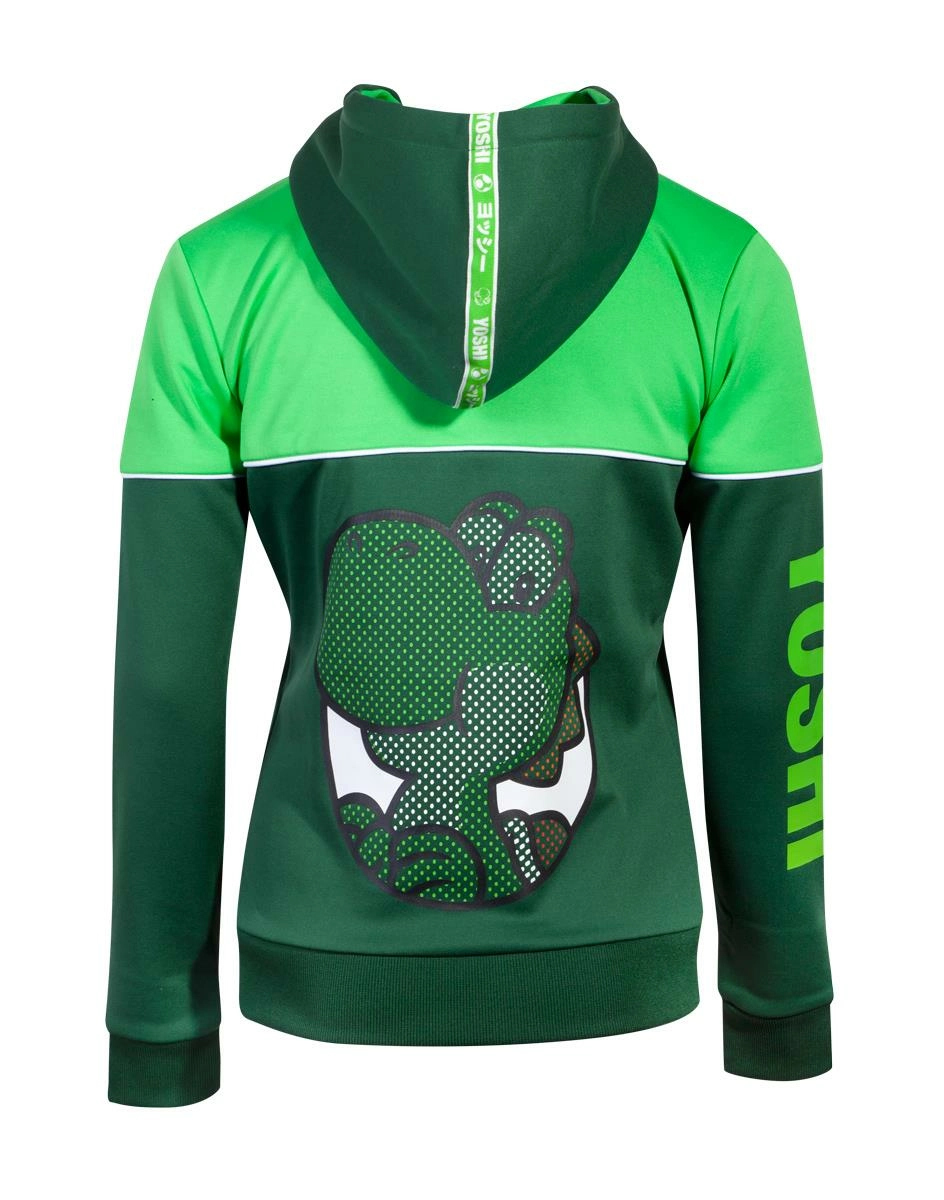 Nintendo yoshi women's hoodie zipper (m)