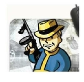 Fallout 4 logo mouse mat