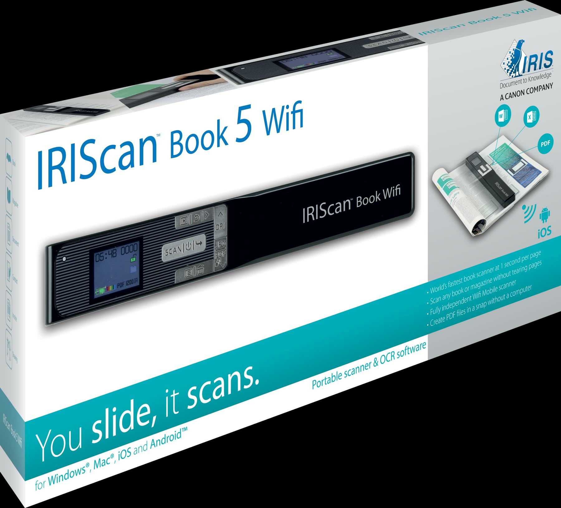 Iriscan book 5 scanner mobile wifi