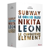 Coffret luc bésson : subway + le grand bleu + nikita + léon + le cinquième Élément