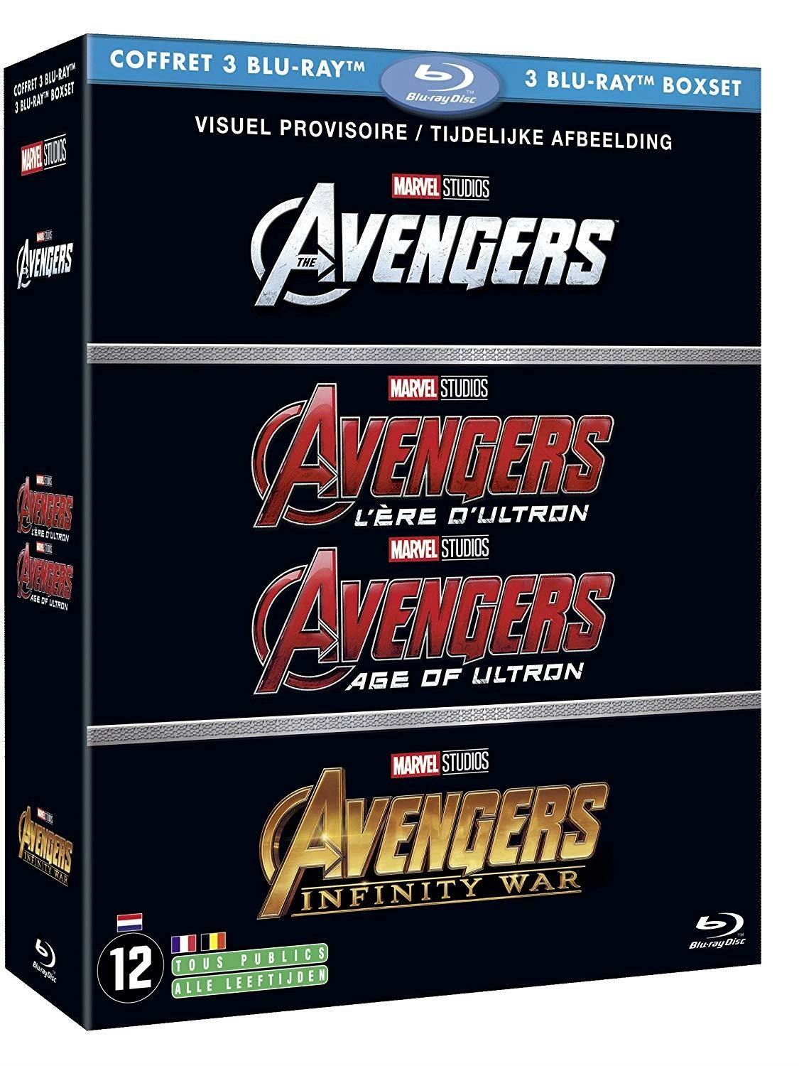 Avengers coffret intégral 3 films
