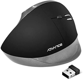 Advance vertical plus mouse : rechargable wireless