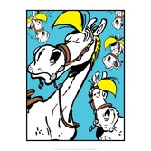 Lucky luke - affiche - jolly jumper expressions