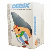 Plastoy - astérix : obélix pile d'albums - figurine de collection