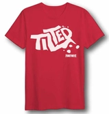 Fortnite - tilted red t-shirt m