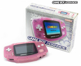 Game Boy Advance rose transparente