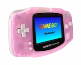 Game Boy Advance rose transparente