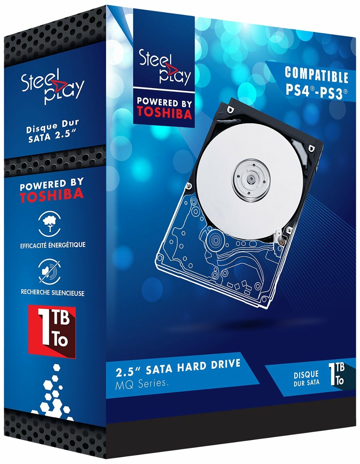 Disque dur 1 To - SteelPlay - PS4 - PS3