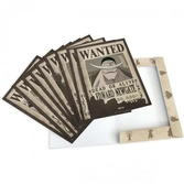 One piece - portfolio 9 posters - a4 - wanted 'personnages2'