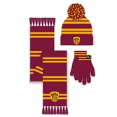 Harry potter - gryffindor - bonnet - echarpe - gants - ensemble