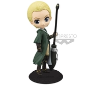 Harry potter - draco malfoy quidditch - q posket - vers.a - 14cm