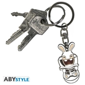 Lapins cretins - wc - porte-cles pvc