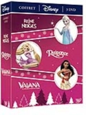 Disney - vaïana + la reine des neiges + raiponce - coffret 3 dvd