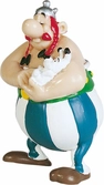 Plastoy - astérix figurine obélix portant idéfix