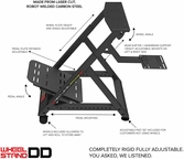 Next level racing wheel stand dd for direct wheel drives