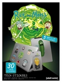Rick & morty - tech stickers pack - adventures