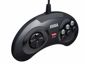 Manette SEGA Mega Drive Mini 6-boutons USB - Noire