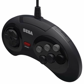 Manette SEGA Mega Drive Mini 6-boutons USB - Noire
