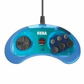 Manette SEGA Mega Drive Mini 6-boutons USB - Bleue
